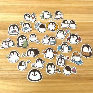 20 pc Random Adorable Penguin Sticker Pack